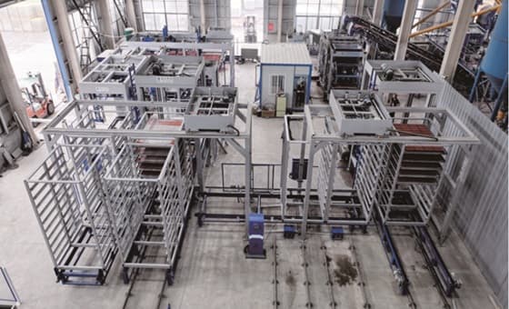 Wall& Floor Tiles Production Line with Frame On-site in Our Customer's Factory in ANHUI