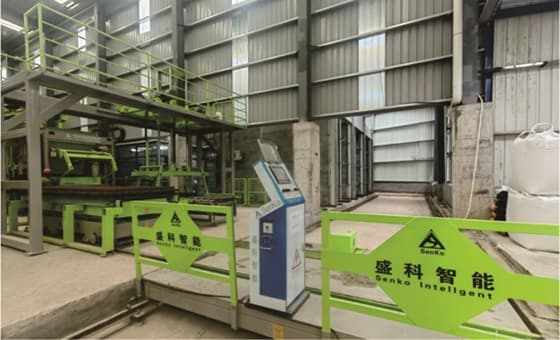 Solid Waster Brick Production Line On-site in Our Customer's Factory in HUNAN