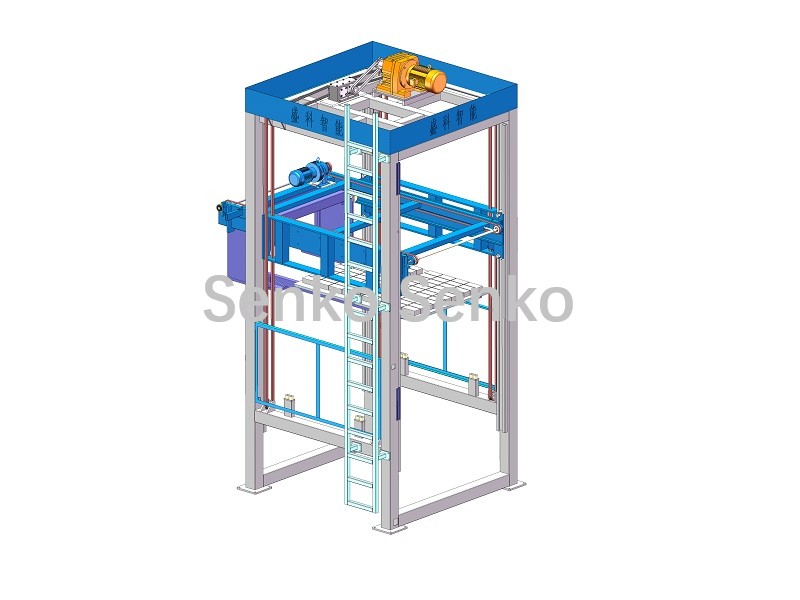 Automated Pallet Elevator For Brick Production