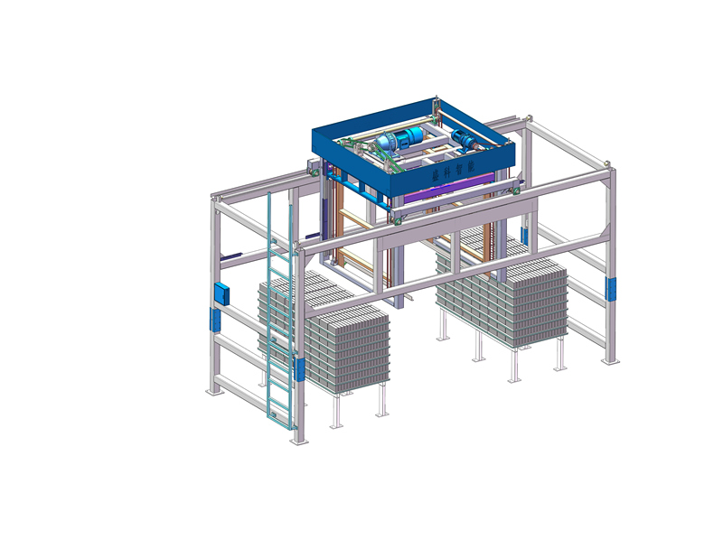 Pallets with Block  Stacking Machine