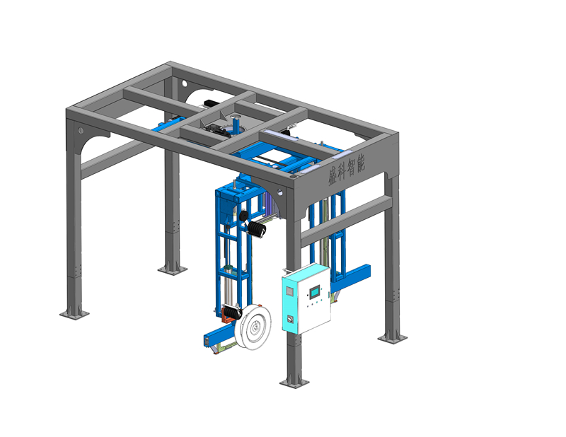Automtic Brick Block Strapping Packing Machine