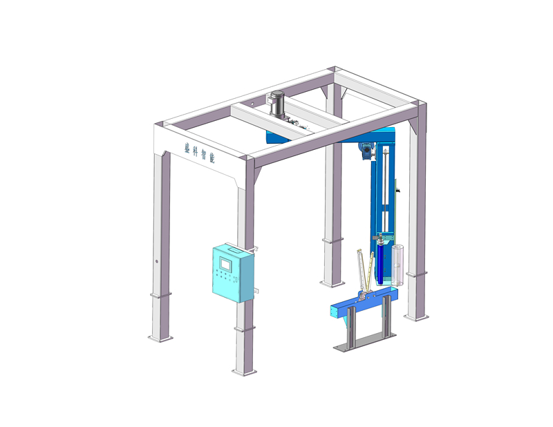 Automatic film wrapping machine