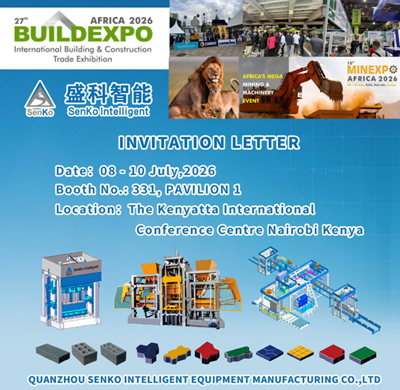 Senko Intelligent Equipment Manufacturing Co.,Ltd to Showcase Brick & Block Making Solutions at BUILD EXPO 2026 in Nairobi
