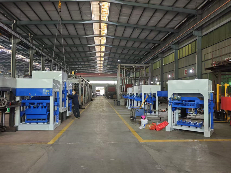 Semi-Automatic Block Production Equipment for Africa in Final Commissioning Stage